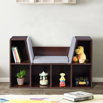 6-Cubby Kids Bedroom Storage Organizer