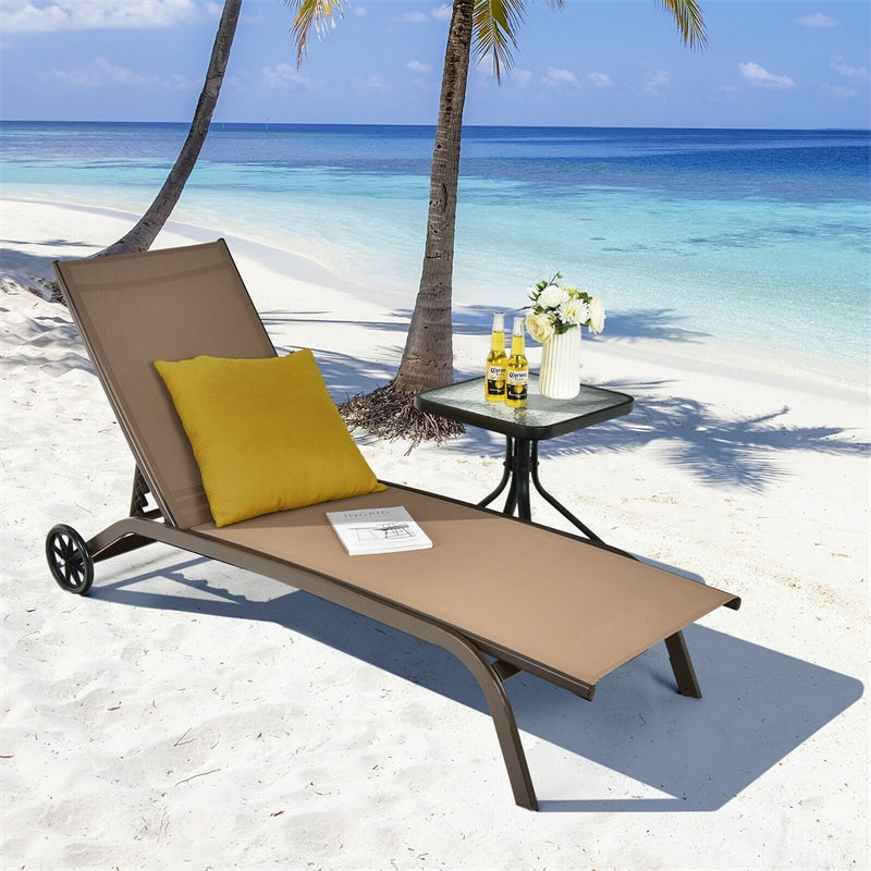 Sunbat Patio Lounge Chairs Outdoor Chaise Lounger Lawn Recliner Garden Sunbat ...