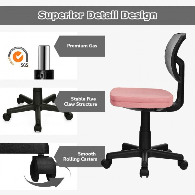 Chairliving - Height Adjustment and Breathable Mesh Armless Office Chair For Wide Application