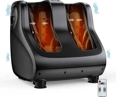 Shiatsu Foot and Calf Massager with Kneading and Heating for Plantar Fasciitis