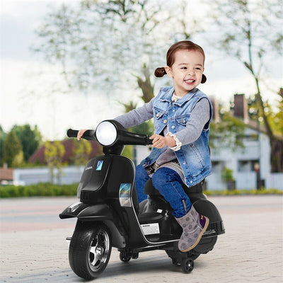 6V Battery Powered Kids Ride On Vespa Scooter Motorcycle for Toddler