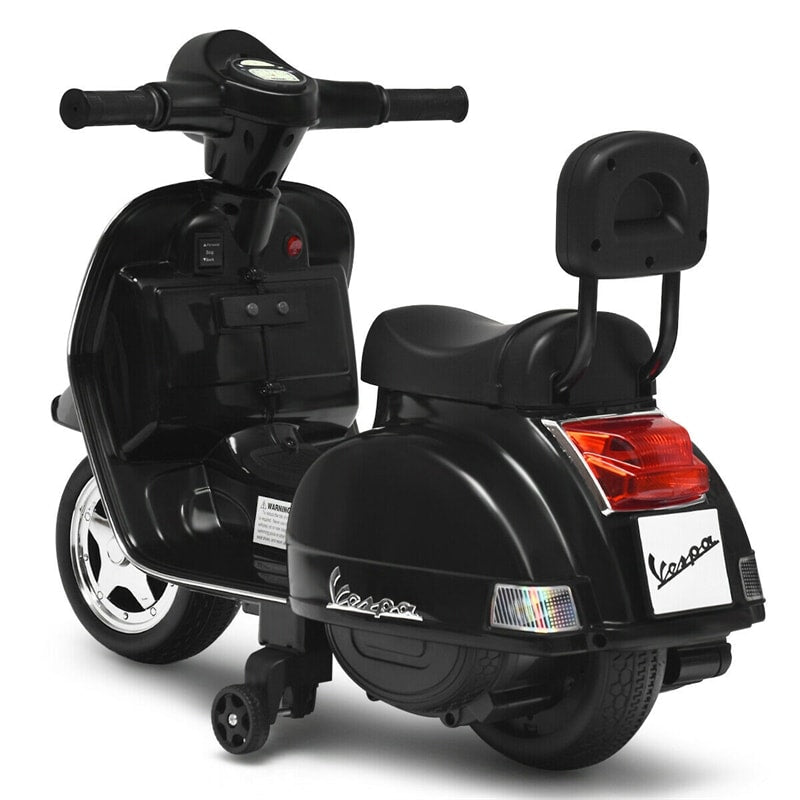 6V Battery Powered Kids Ride On Vespa Scooter Motorcycle for Toddler