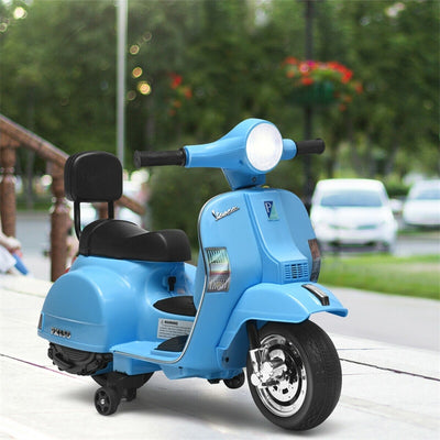 6V Battery Powered Kids Ride On Vespa Scooter Motorcycle for Toddler