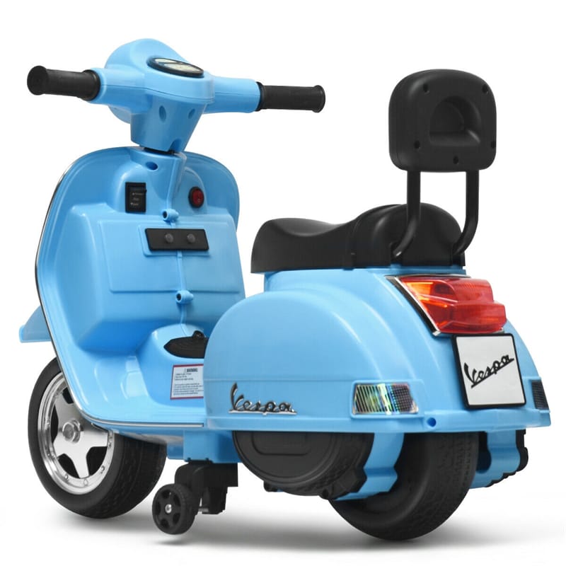 6V Battery Powered Kids Ride On Vespa Scooter Motorcycle for Toddler