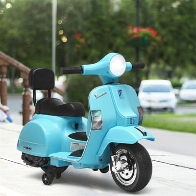 6V Battery Powered Kids Ride On Vespa Scooter Motorcycle for Toddler