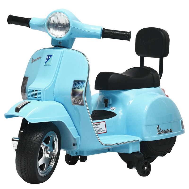 6V Battery Powered Kids Ride On Vespa Scooter Motorcycle for Toddler