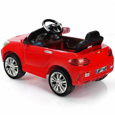 6V Battery Powered Kids Ride On Car with Remote Control and LED Lights