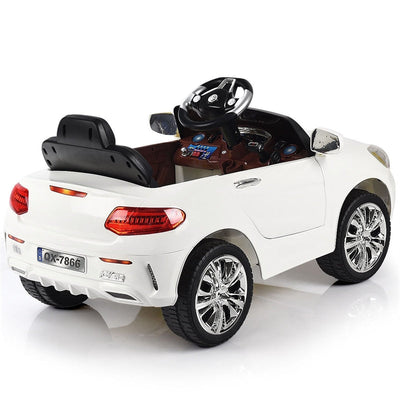 6V Battery Powered Kids Ride On Car with Remote Control and LED Lights