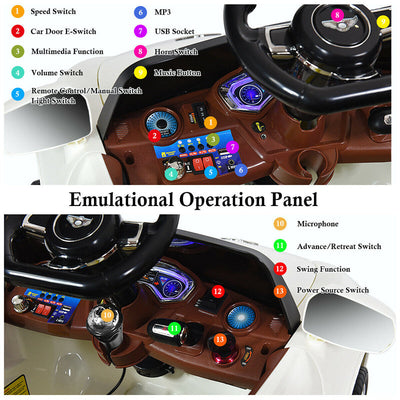 6V Kids Ride-On SUV Car Battery Powered Vehicle with Parental Remote Control