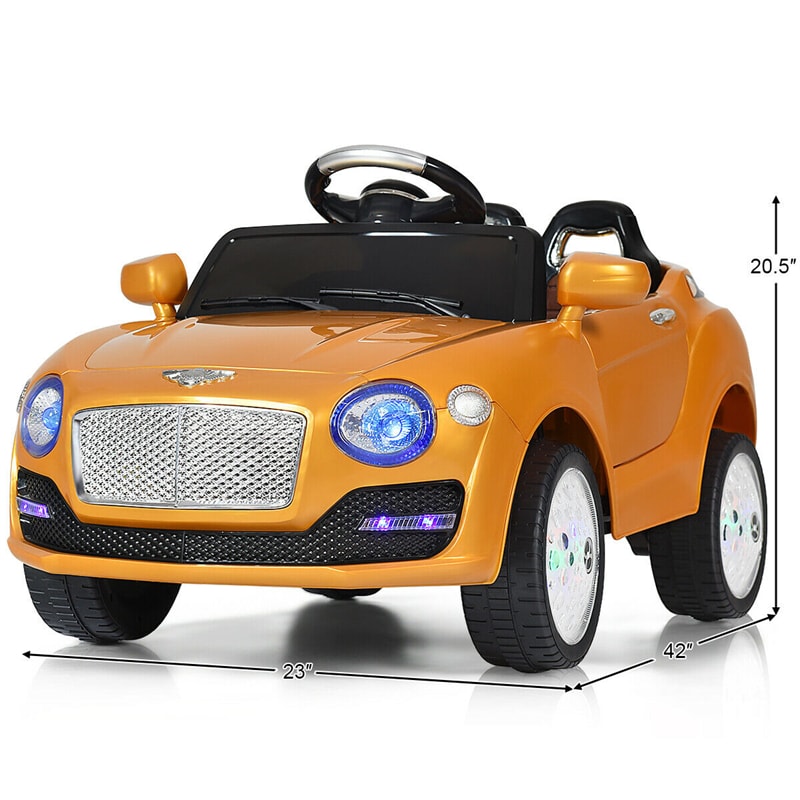 6V Kids Ride-On SUV Car Battery Powered Vehicle with Parental Remote Control