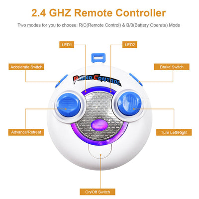 6V Kids Ride-On SUV Car Battery Powered Vehicle with Parental Remote Control