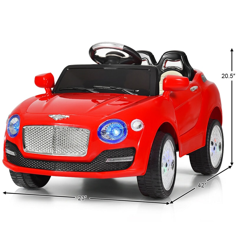 6V Kids Ride-On SUV Car Battery Powered Vehicle with Parental Remote Control