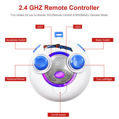 6V Kids Ride-On SUV Car Battery Powered Vehicle with Parental Remote Control