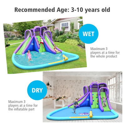 Inflatable Water Park Mighty Bounce House with Pool