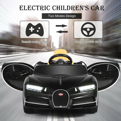 12V Licensed Bugatti Chiron Kids Ride on Car with Storage Box and MP3