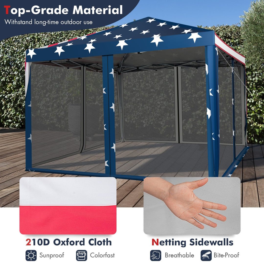 Outdoor 10’ x 10’ Pop-up Canopy Tent Gazebo Canopy