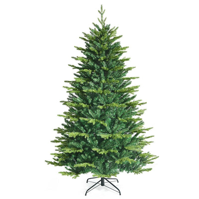 6ft Pre-lit Hinged Artificial Christmas Tree with APP Controlled LED Lights