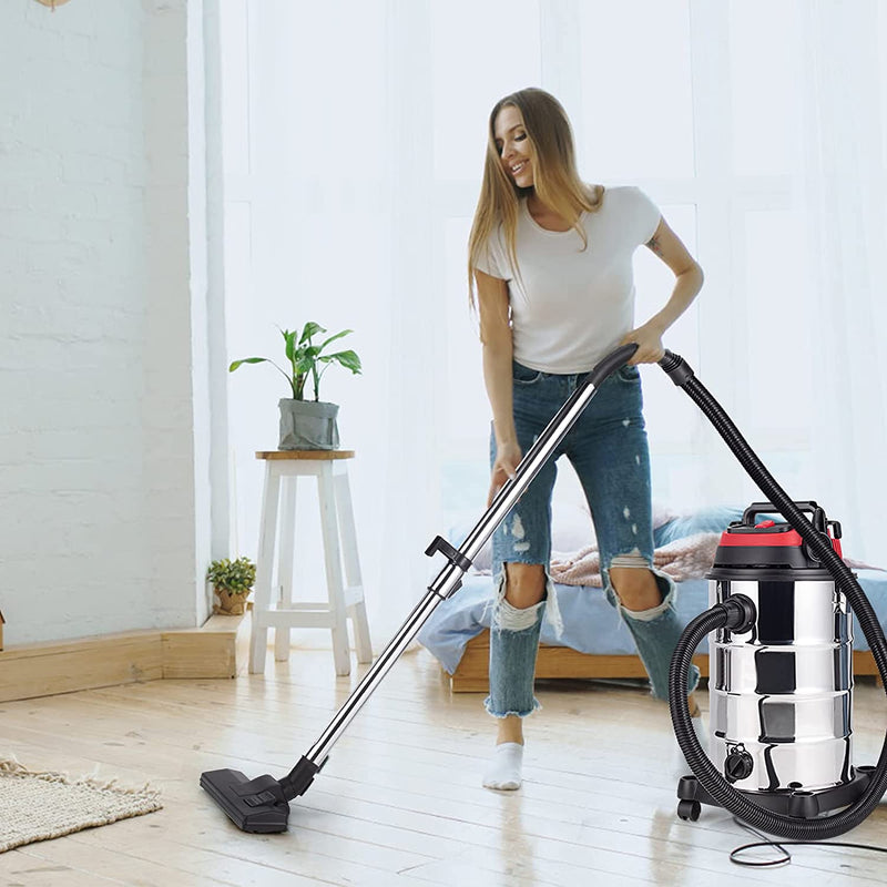 1200W 3-in-1 Portable Vacuum Cleaner with Dry Wet and Blowing Function for Garage Workshop Home