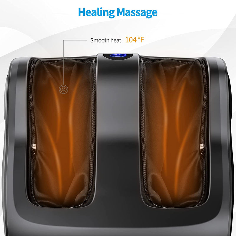 Shiatsu Foot and Calf Massager with Kneading and Heating for Plantar Fasciitis