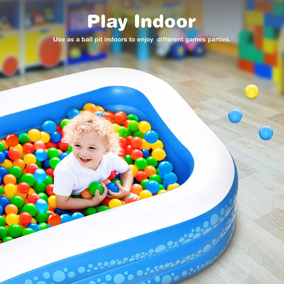 120" x 72" x 22" X-Large Thickened Inflatable Swimming Pool for kids