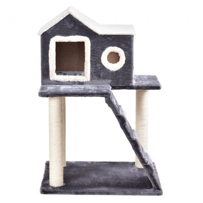 36'' Cat Tree Pet Tower Kitty Condo with Scratching Posts Ladder