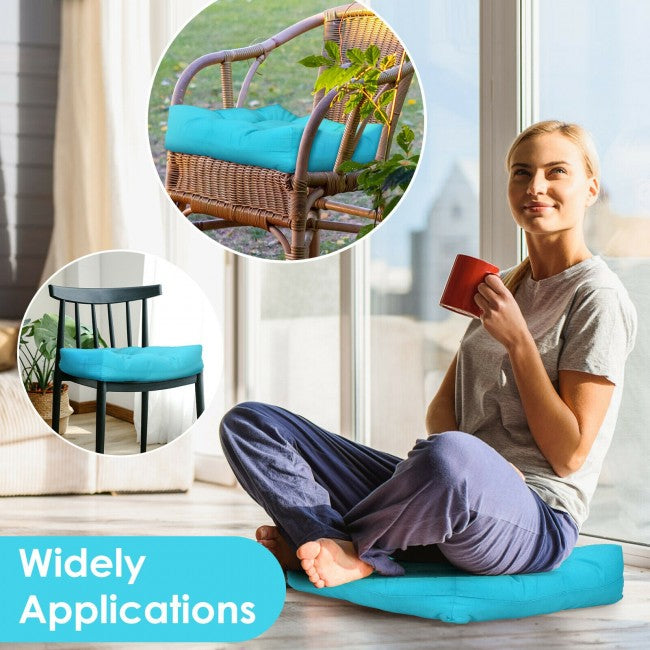 21" x 21" Patio Chair Seat Cushion Pads Sitting Pillow