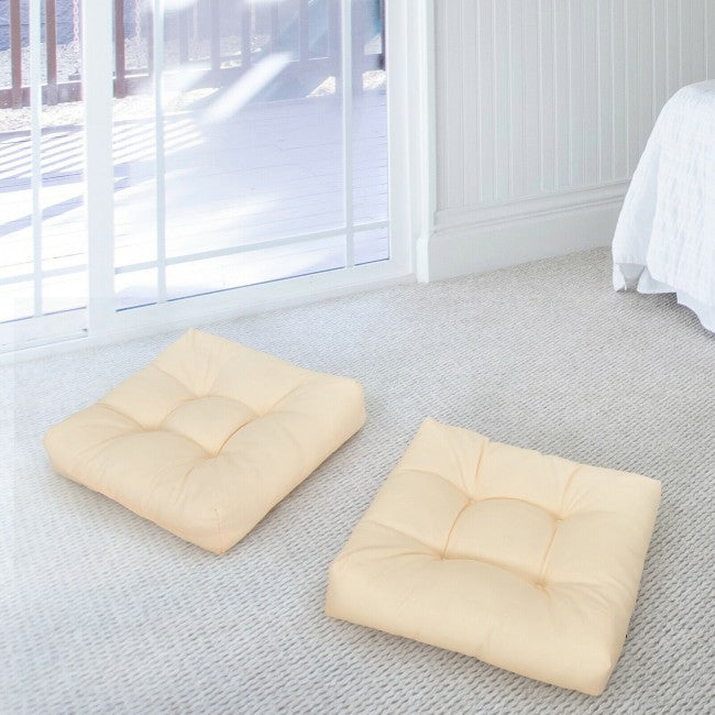 21" x 21" Patio Chair Seat Cushion Pads Sitting Pillow