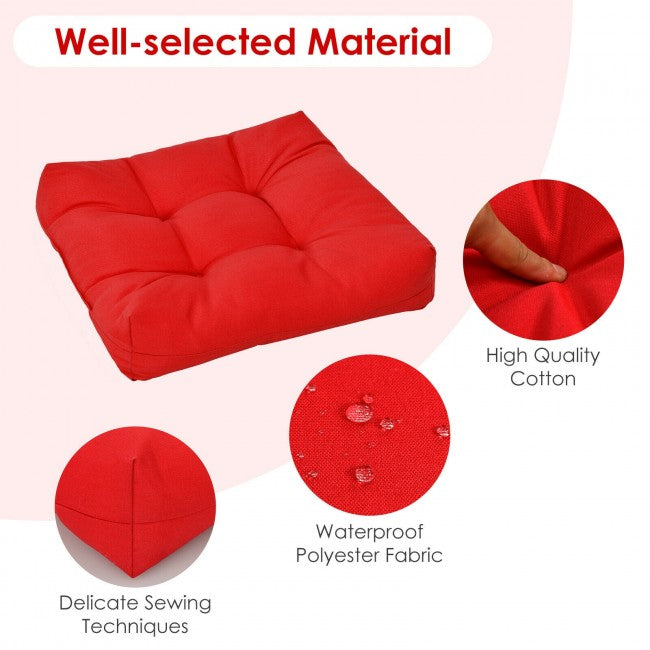 21" x 21" Patio Chair Seat Cushion Pads Sitting Pillow