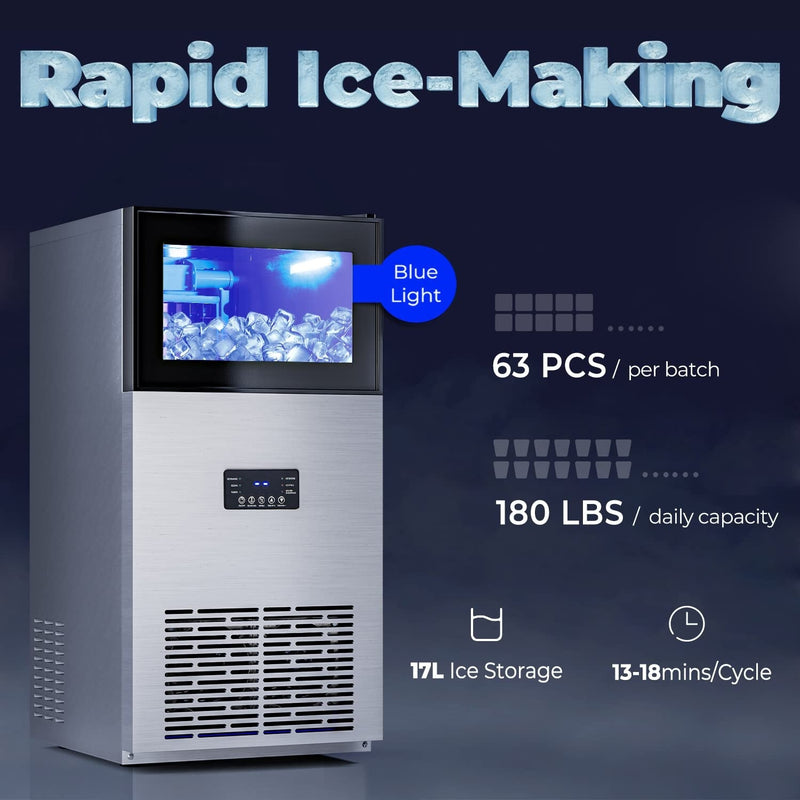 Stainless Steel Commercial Ice Make Machine