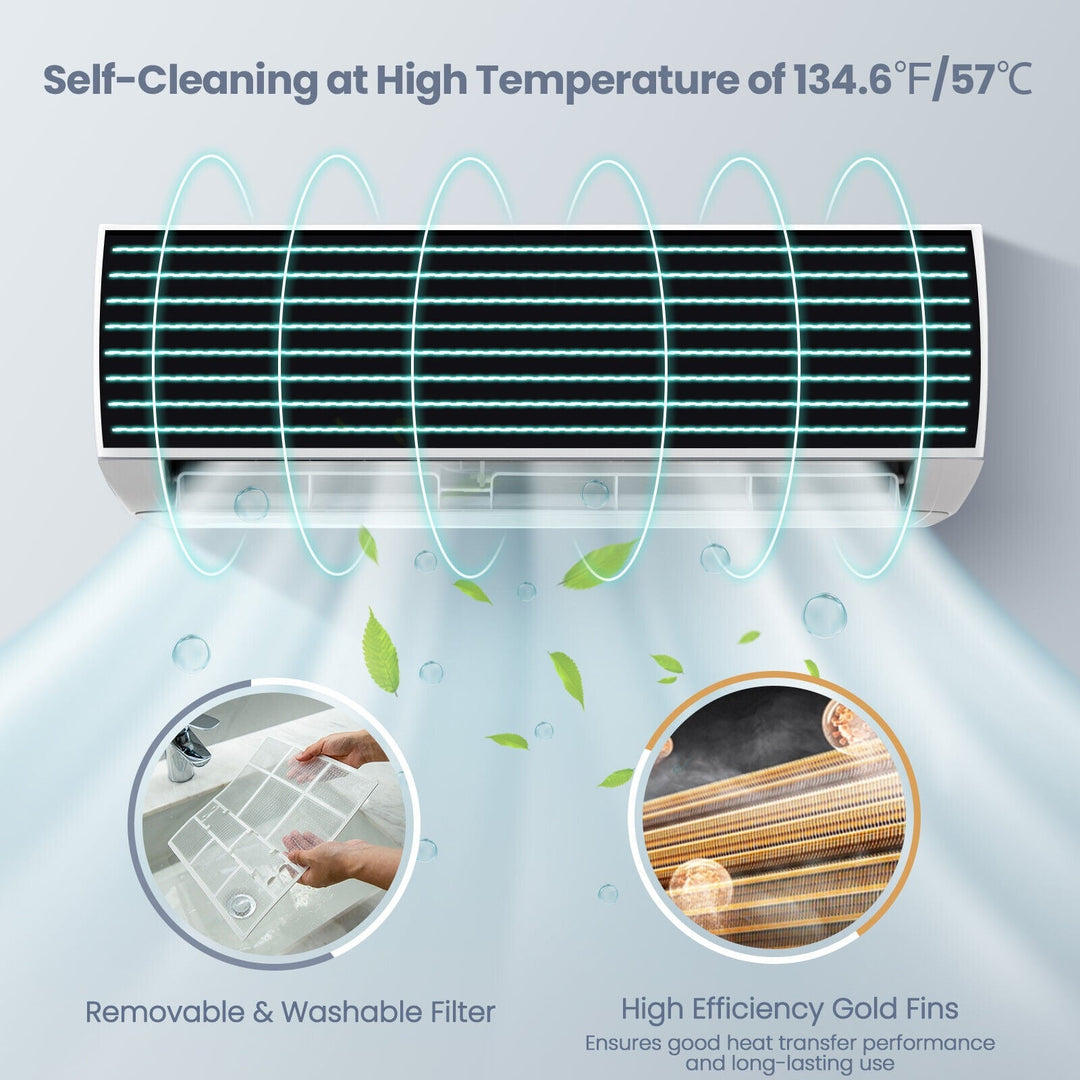 12000 BTU Mini Split Wall-Mounted Air Conditioner