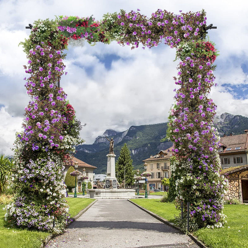 82 x 20.5 Inch Metal Pergola Garden Arch for Various Climbing Plant