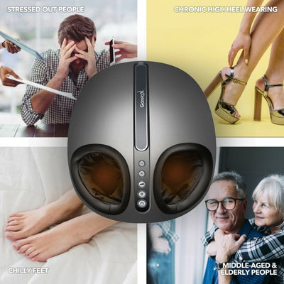 Shiatsu Foot Massager Electric Feet Massage Machine with Soothing Heat Deep Kneading Therapy for Plantar Fasciitis