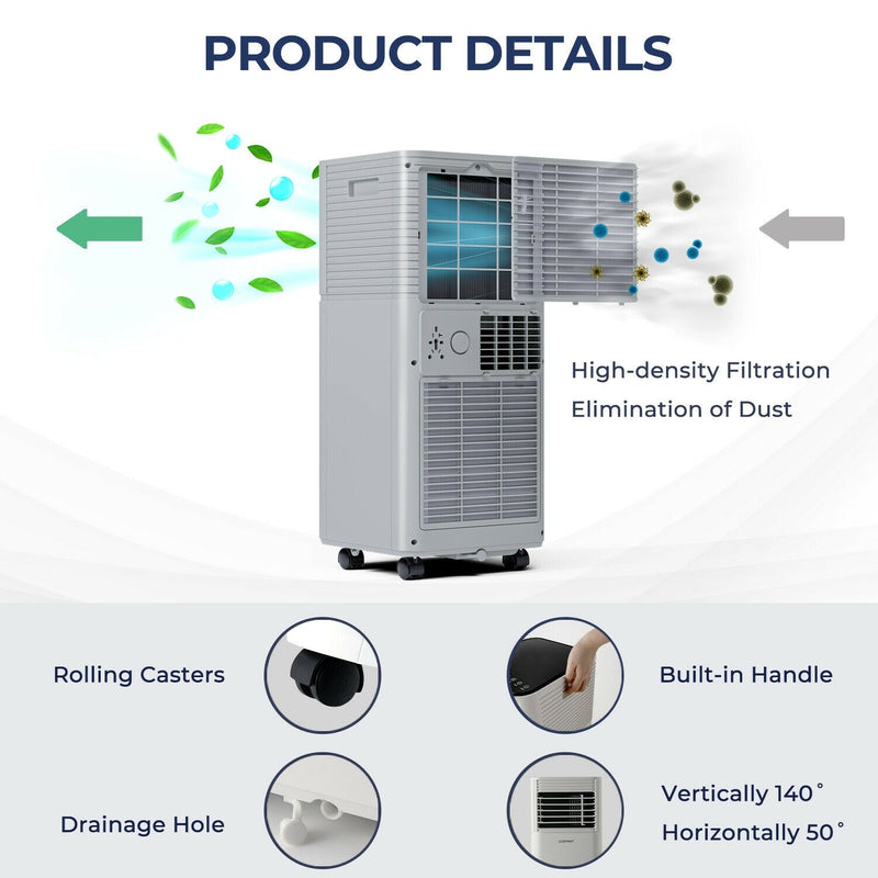 10000 BTU Air Cooler with Fan and Dehumidifier Mode