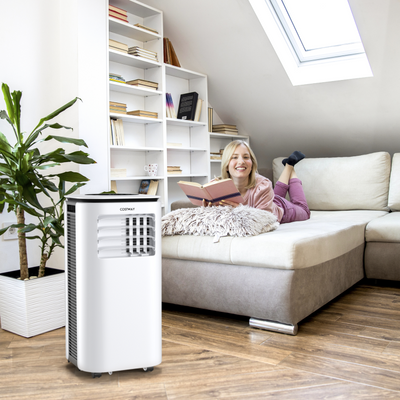 9000BTU 3-in-1 Portable Air Conditioner AC Unit with Remote Control and 1-24H Timer