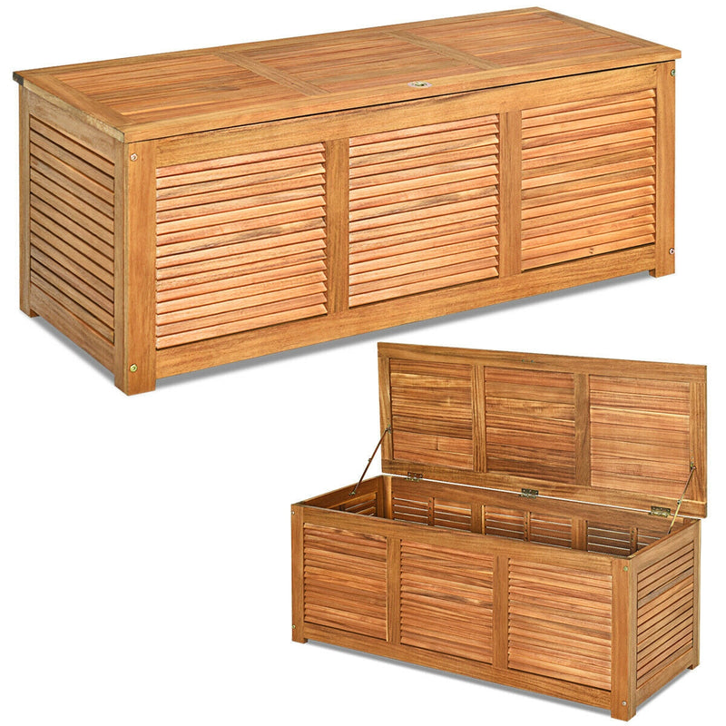 47 Gallon Deck Storage Bench Box Organization Tools