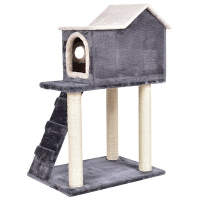 36'' Cat Tree Pet Tower Kitty Condo with Scratching Posts Ladder