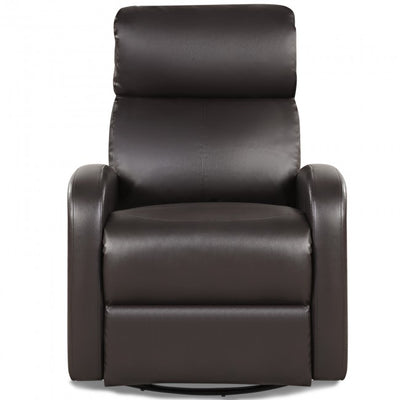 Single Recliner Chair Swivel Rocker Sofa Home Theater Seating with Padded Seat Backrest and Footrest