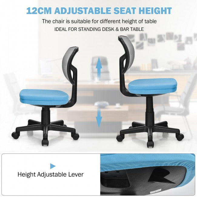 Chairliving - Height Adjustment and Breathable Mesh Armless Office Chair For Wide Application