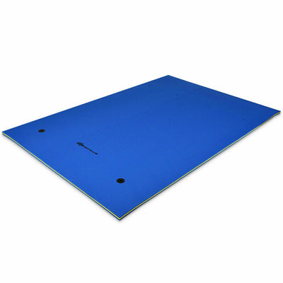 9' x 6' 3 Layer Tear-Resistant XPE Foam Floating Water Pad Water Mat for Beach Water Recreation