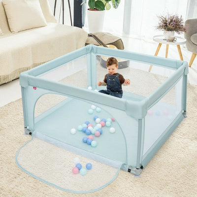 Baby Playpen Extra Large Playard for Babies with 50 Balls