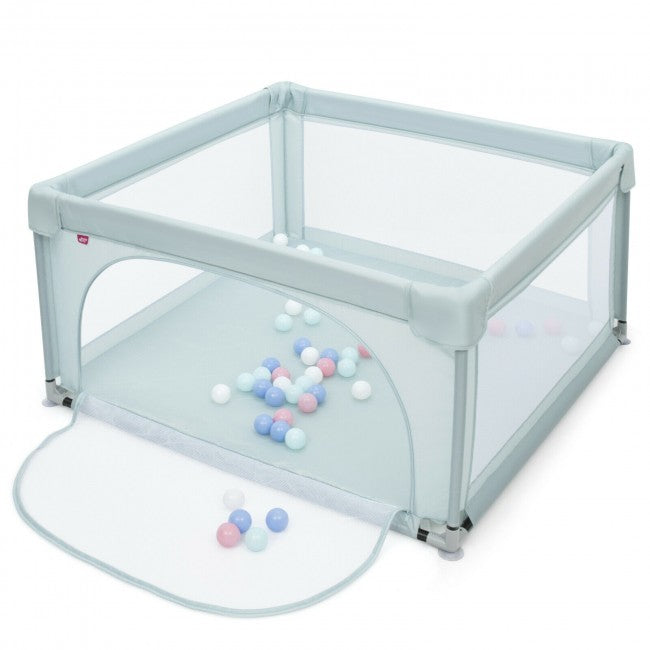 Baby Playpen Extra Large Playard for Babies with 50 Balls