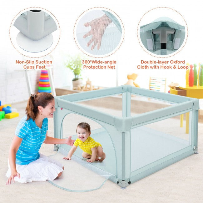 Baby Playpen Extra Large Playard for Babies with 50 Balls