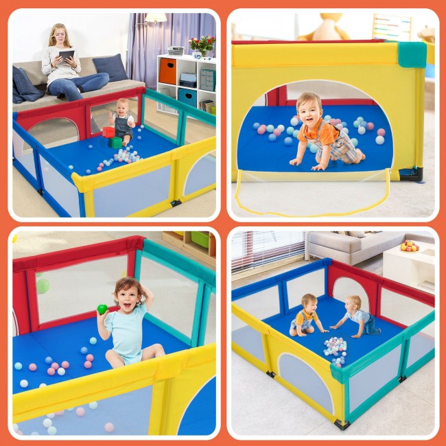 Baby Playpen Infants Safety Play Center Yard