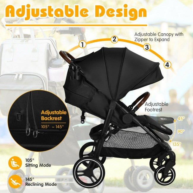 Baby Stroller for Infant &Toddler Strollers Pushchair with Foot Cover