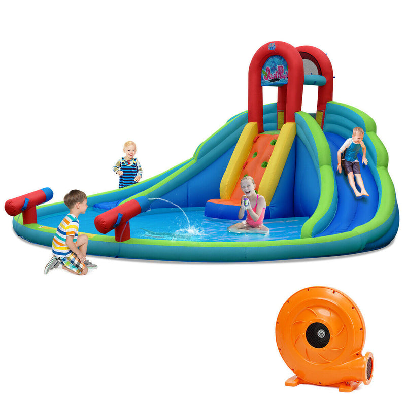 Patio Dual Water Slides Kids Inflatable Water Park