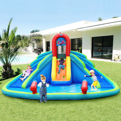 Patio Dual Water Slides Kids Inflatable Water Park