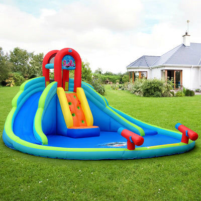 Patio Dual Water Slides Kids Inflatable Water Park