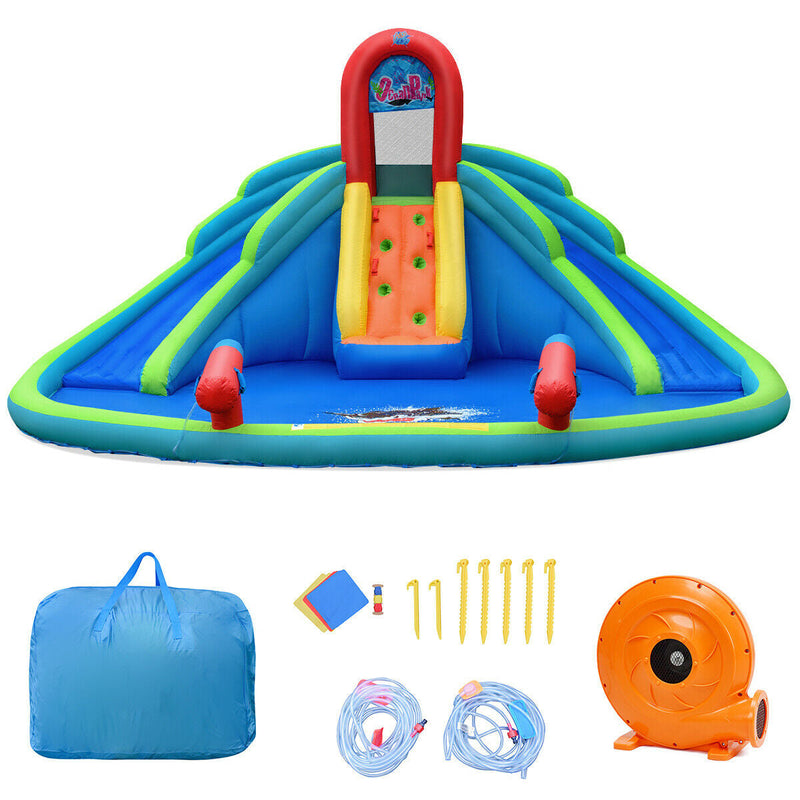 Patio Dual Water Slides Kids Inflatable Water Park