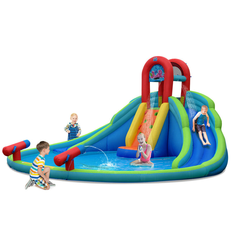 Patio Dual Water Slides Kids Inflatable Water Park