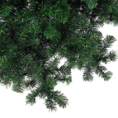 7.5FT Pre-Lit Artificial Spruce Christmas Tree with 550 Multicolor Lights for Festival